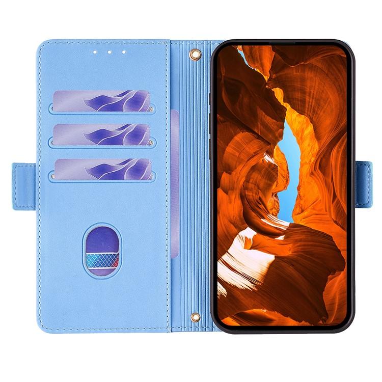 For Redmi K90 Pro Max / Poco F8 Ultra Crossbody Chain Leather Phone Case(Blue)