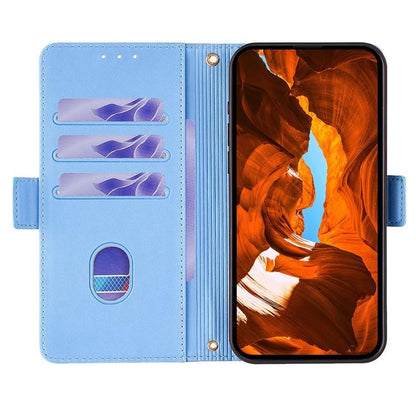 For Redmi K90 Pro Max / Poco F8 Ultra Crossbody Chain Leather Phone Case(Blue)