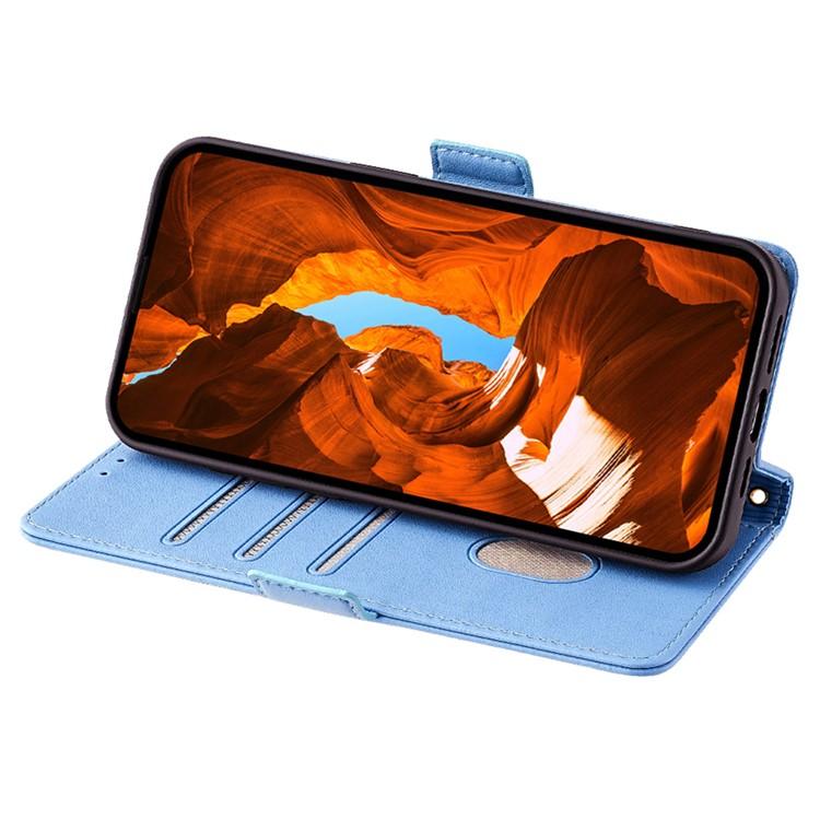 For Redmi K90 Pro Max / Poco F8 Ultra Crossbody Chain Leather Phone Case(Blue)