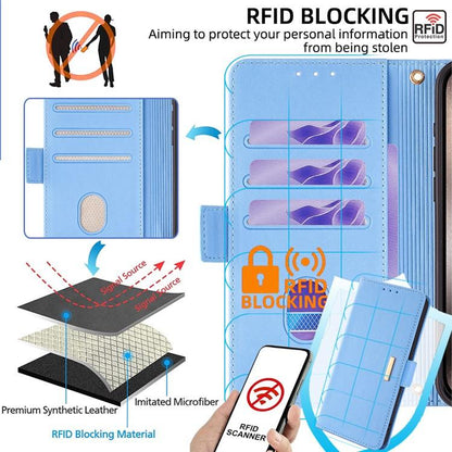 For Redmi K90 Pro Max / Poco F8 Ultra Crossbody Chain Leather Phone Case(Blue)