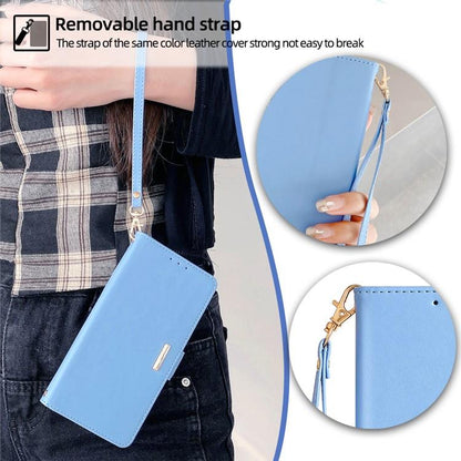 For Redmi K90 Pro Max / Poco F8 Ultra Crossbody Chain Leather Phone Case(Blue)