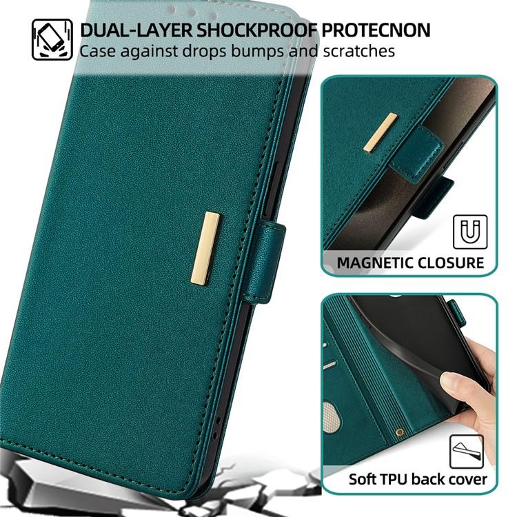 For Redmi K90 Pro Max / Poco F8 Ultra Crossbody Chain Leather Phone Case(Green)