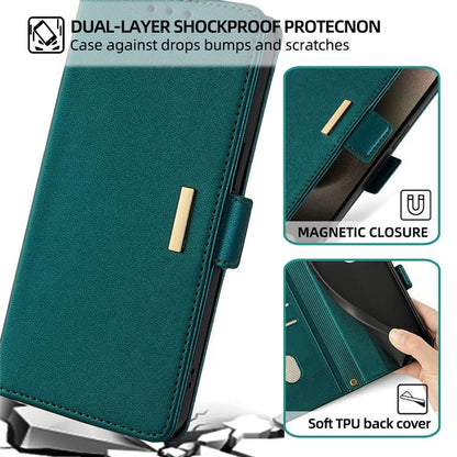 For Redmi K90 Pro Max / Poco F8 Ultra Crossbody Chain Leather Phone Case(Green)