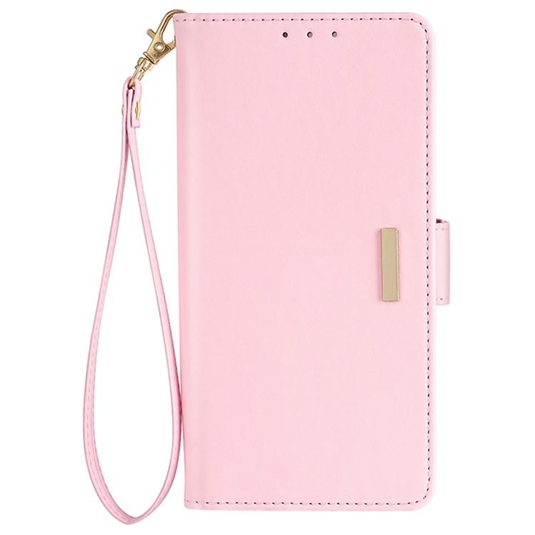 For Redmi K90 Pro Max / Poco F8 Ultra Crossbody Chain Leather Phone Case(Pink)