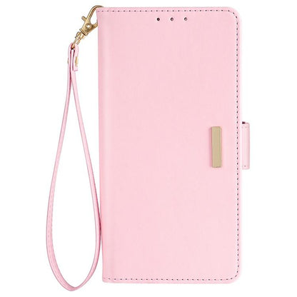For Redmi K90 Pro Max / Poco F8 Ultra Crossbody Chain Leather Phone Case(Pink)