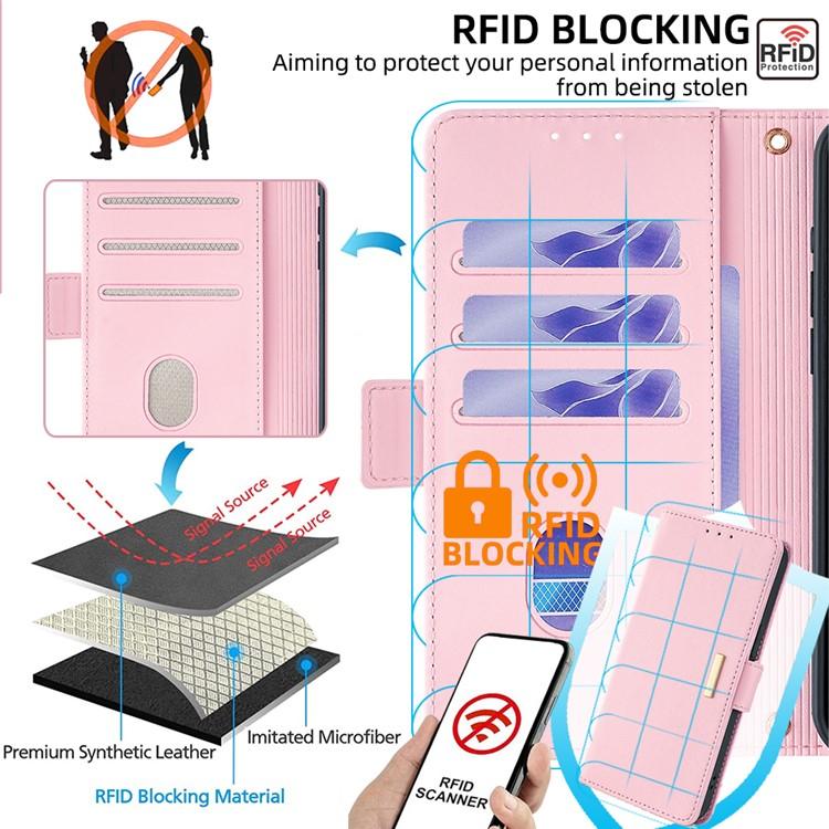 For Redmi K90 Pro Max / Poco F8 Ultra Crossbody Chain Leather Phone Case(Pink)