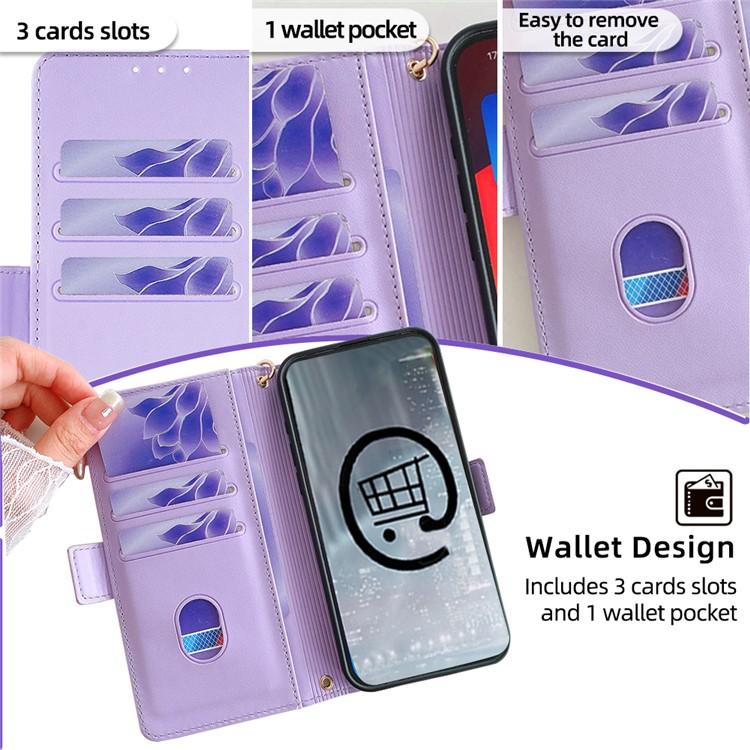 For Redmi K90 Pro Max / Poco F8 Ultra Crossbody Chain Leather Phone Case(Purple)