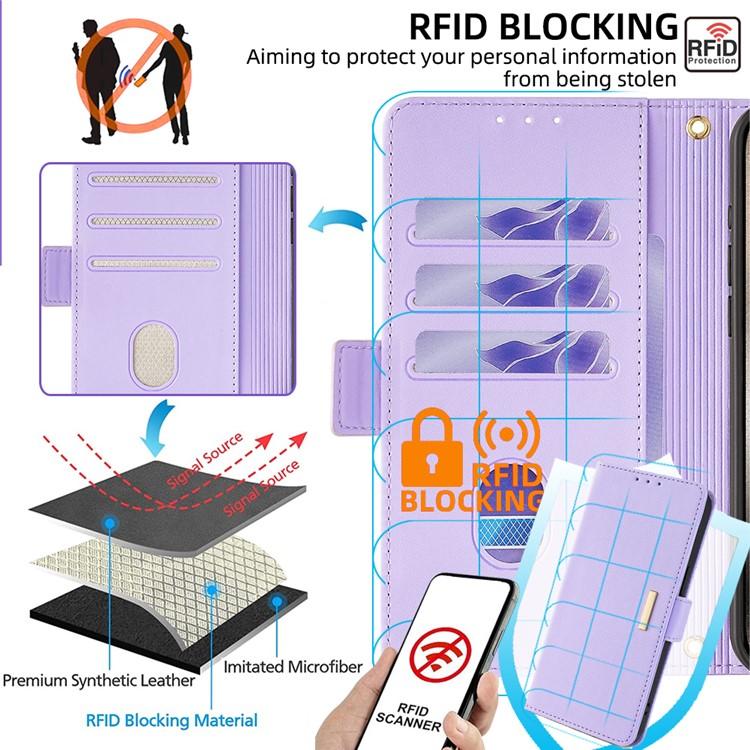 For Redmi K90 Pro Max / Poco F8 Ultra Crossbody Chain Leather Phone Case(Purple)
