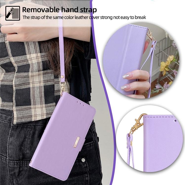 For Redmi K90 Pro Max / Poco F8 Ultra Crossbody Chain Leather Phone Case(Purple)