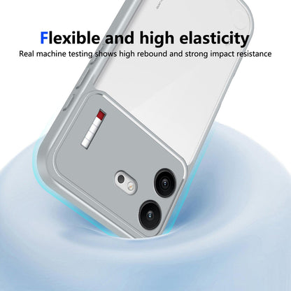 For Nothing Phone 4b Matte PC Skin-feel Shockproof Phone Case - Grey - EDA008179308A