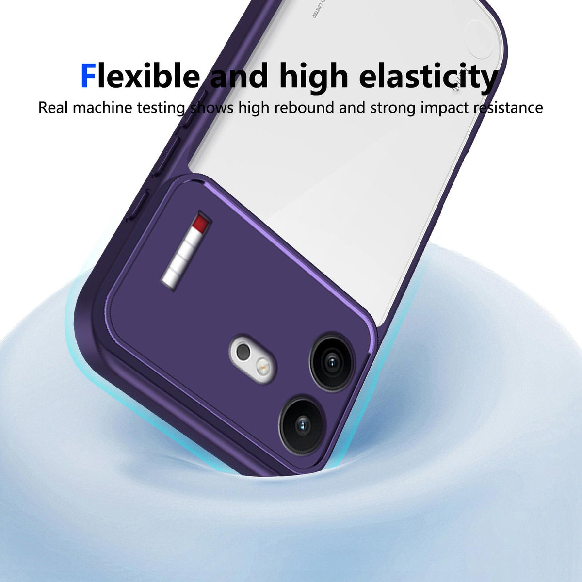 For Nothing Phone 4b Matte PC Skin-feel Shockproof Phone Case - Purple - EDA008179308B