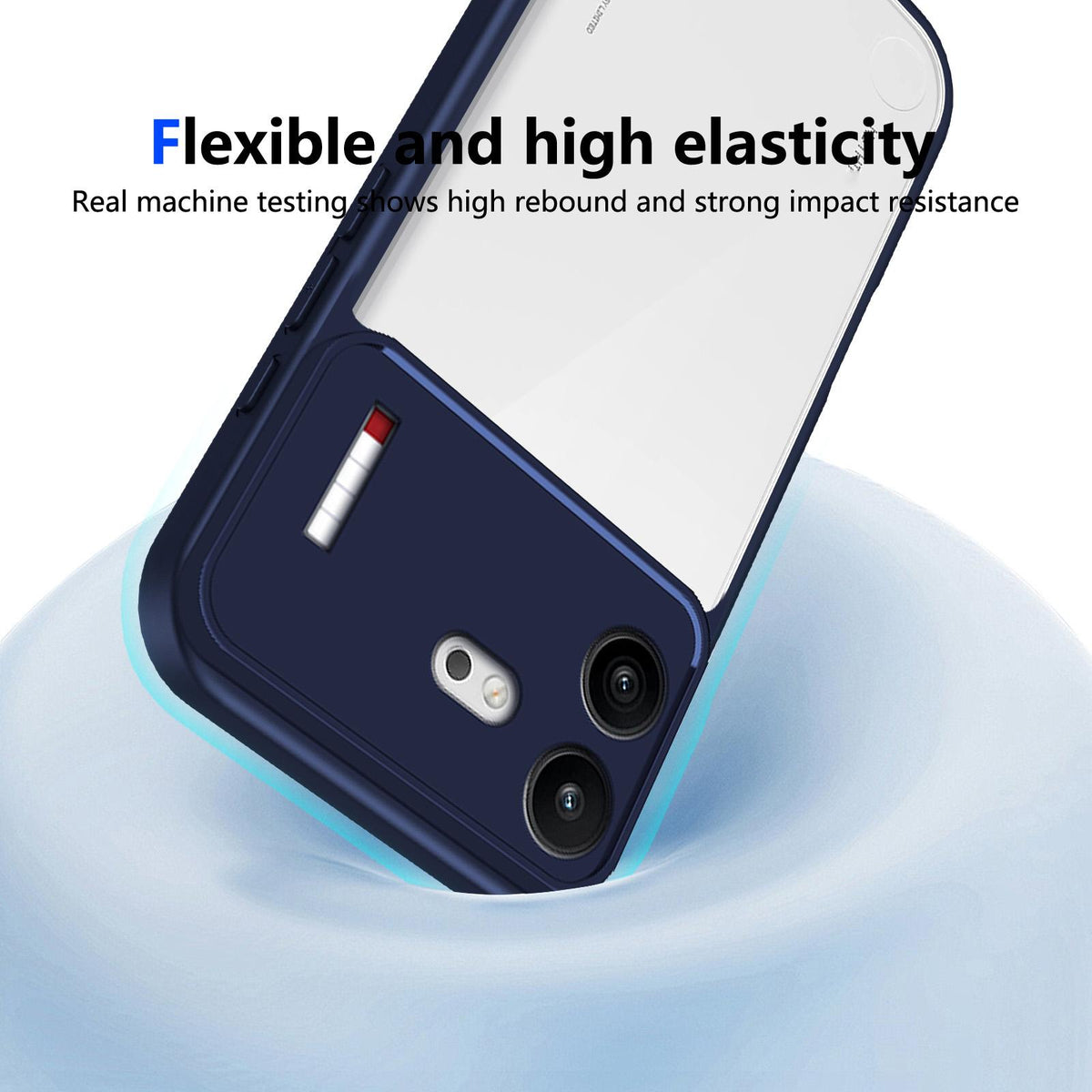 For Nothing Phone 4b Matte PC Skin-feel Shockproof Phone Case - Blue - EDA008179308D