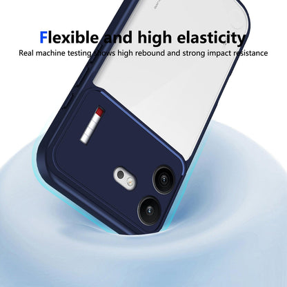 For Nothing Phone 4b Matte PC Skin-feel Shockproof Phone Case - Blue - EDA008179308D
