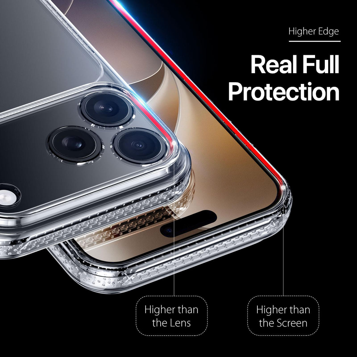For iPhone 18 Pro DUX DUCIS Clin Series PC + TPU Phone Case - Transparent - EDA008300905A