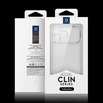 For iPhone 18 Pro DUX DUCIS Clin Series PC + TPU Phone Case - Transparent - EDA008300905A