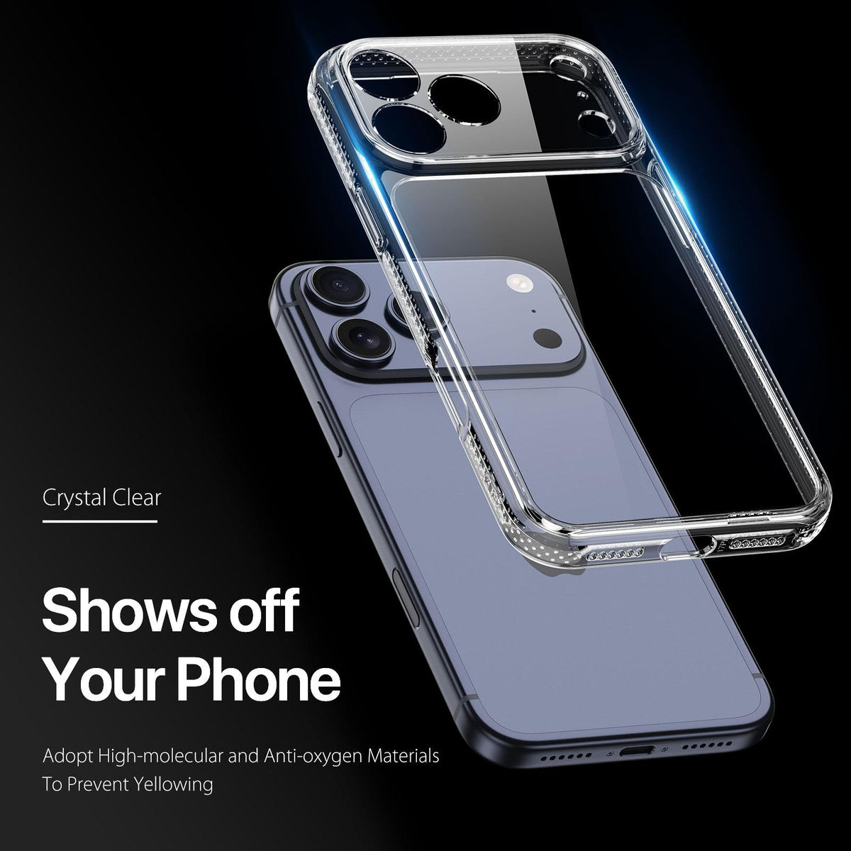 For iPhone 18 Pro Max DUX DUCIS Clin Series PC + TPU Phone Case - Transparent - EDA008300906A