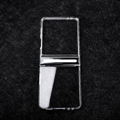For Galaxy Z Flip8 5G Transparent PC Axis Shockproof Phone Case - Default - EDA008388304