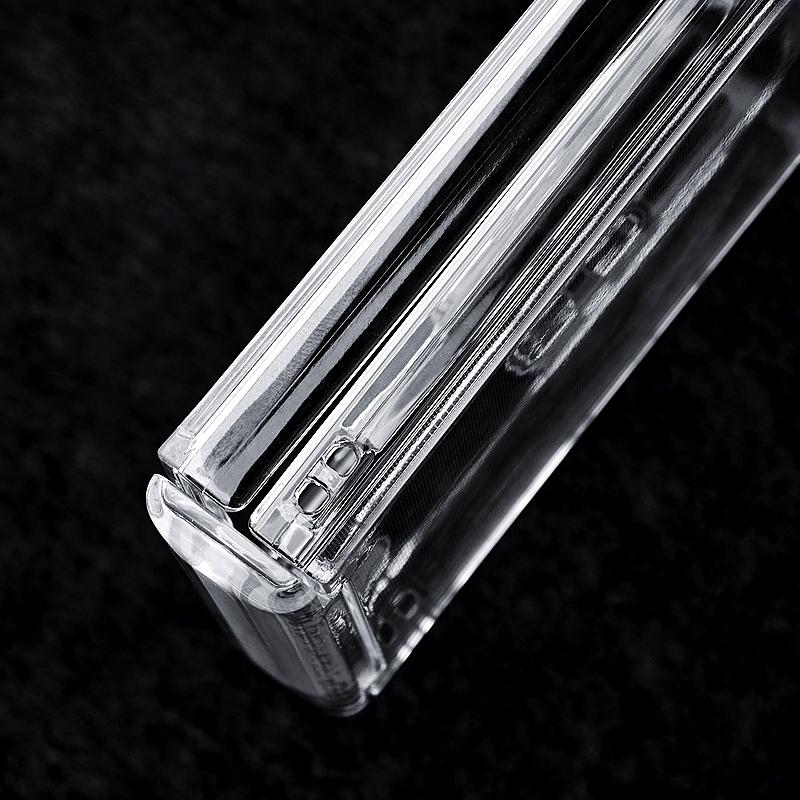 For Galaxy Z Flip8 5G Transparent PC Axis Shockproof Phone Case - Default - EDA008388304