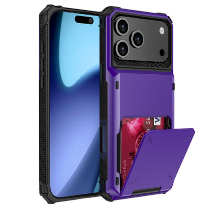 For iPhone 18 Pro Max Scratch-Resistant Shockproof Heavy Duty Rugged Armor Phone Case - Purple - EDA008389603F