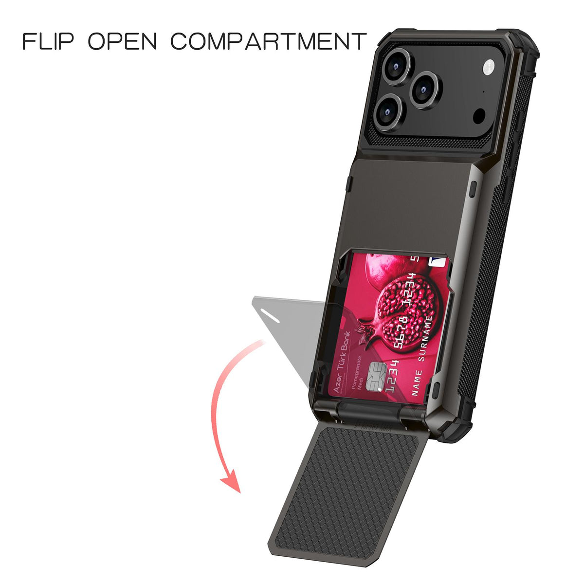For iPhone 18 Pro Scratch-Resistant Shockproof Heavy Duty Rugged Armor Phone Case - White - EDA008389604A