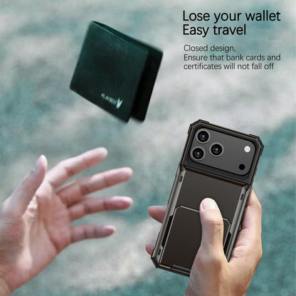 For iPhone 18 Pro Max Scratch-Resistant Shockproof Heavy Duty Rugged Armor Phone Case - Grey - EDA008389603B
