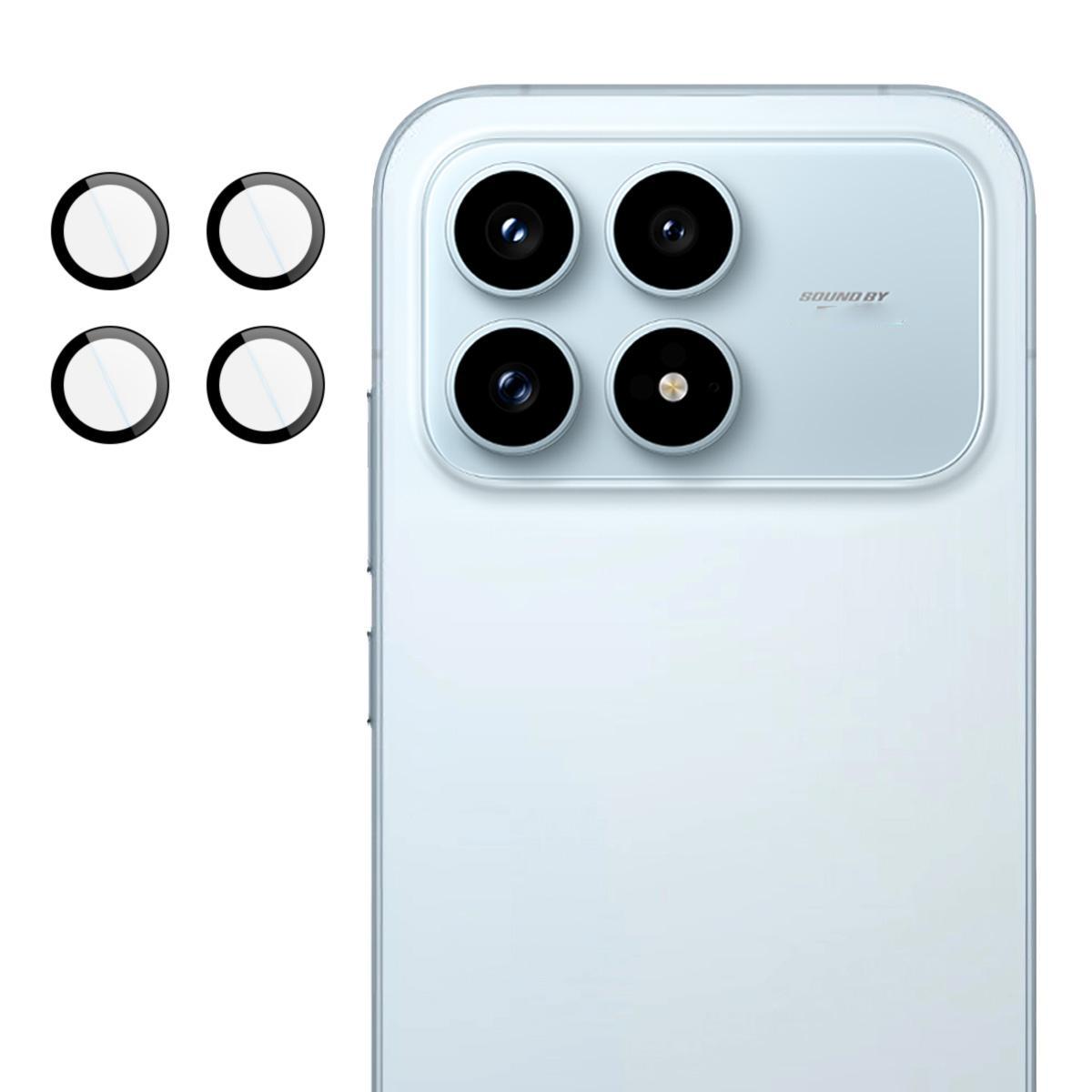 For Redmi K90 / Poco F8 Pro imak Glass Rear Camera Lens Film Phone Case Exclusive, Self-positioning Version