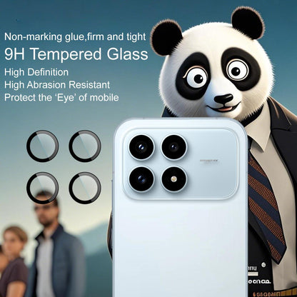 For Redmi K90 / Poco F8 Pro imak Glass Rear Camera Lens Film Phone Case Exclusive, Self-positioning Version