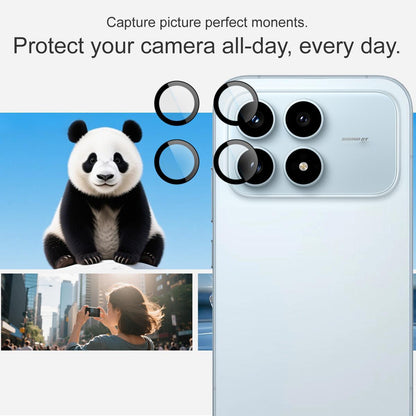For Redmi K90 / Poco F8 Pro imak Glass Rear Camera Lens Film Phone Case Exclusive, Self-positioning Version