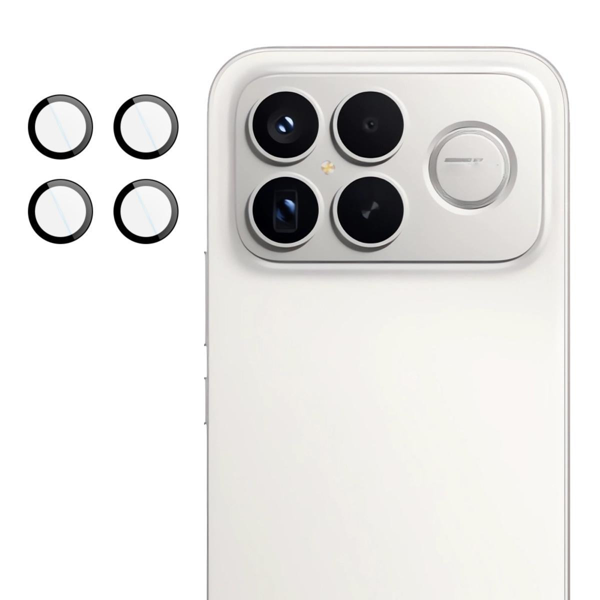 For Redmi K90 Pro Max / Poco F8 Ultra imak Glass Rear Camera Lens Film Phone Case Exclusive, Self-positioning Version