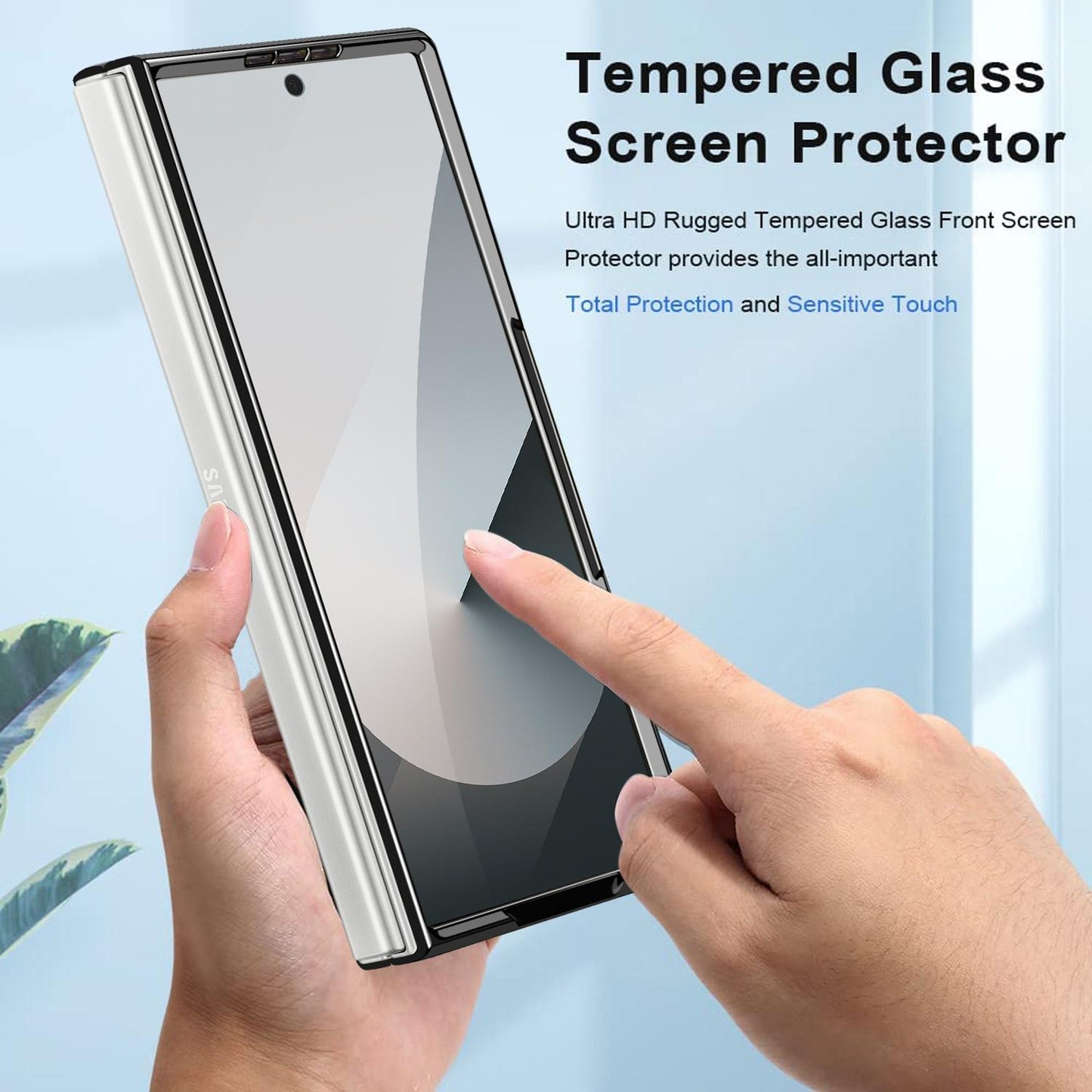 For Galaxy Z Fold8 Ultra 5G VIETAO Diamond Pattern Metal Ring PU Leather Phone Case(Black)
