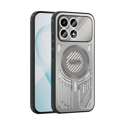For Redmi K90/Poco F8 Pro ABEEL Ice Fox Series Magsafe Heat Sink Cooling Phone Case(Titanium Gray)