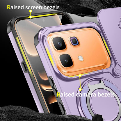 For Infinix Note 60 / 60 Pro 5G Sliding Camshield Ring Holder Phone Case - Purple - EDA008475602B