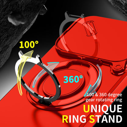 For Infinix Note 60 / 60 Pro 5G Sliding Camshield Ring Holder Phone Case - Red - EDA008475602C