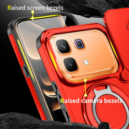 For Infinix Note 60 / 60 Pro 5G Sliding Camshield Ring Holder Phone Case - Red - EDA008475602C