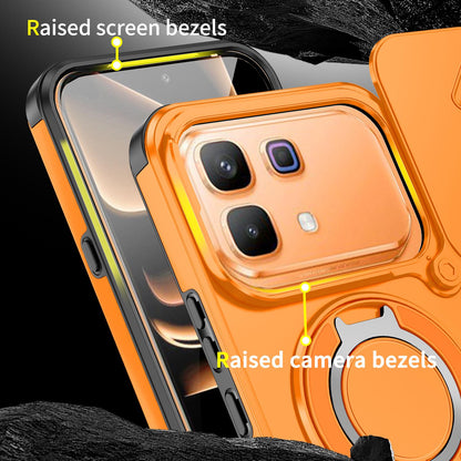 For Infinix Note 60 / 60 Pro 5G Sliding Camshield Ring Holder Phone Case - Orange - EDA008475602D