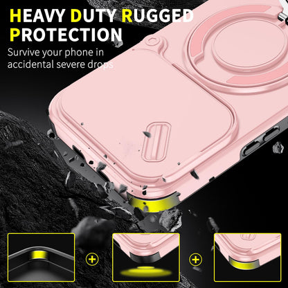 For Infinix Note 60 / 60 Pro 5G Sliding Camshield Ring Holder Phone Case - Pink - EDA008475602E