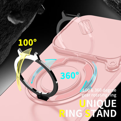 For Infinix Note 60 / 60 Pro 5G Sliding Camshield Ring Holder Phone Case - Pink - EDA008475602E