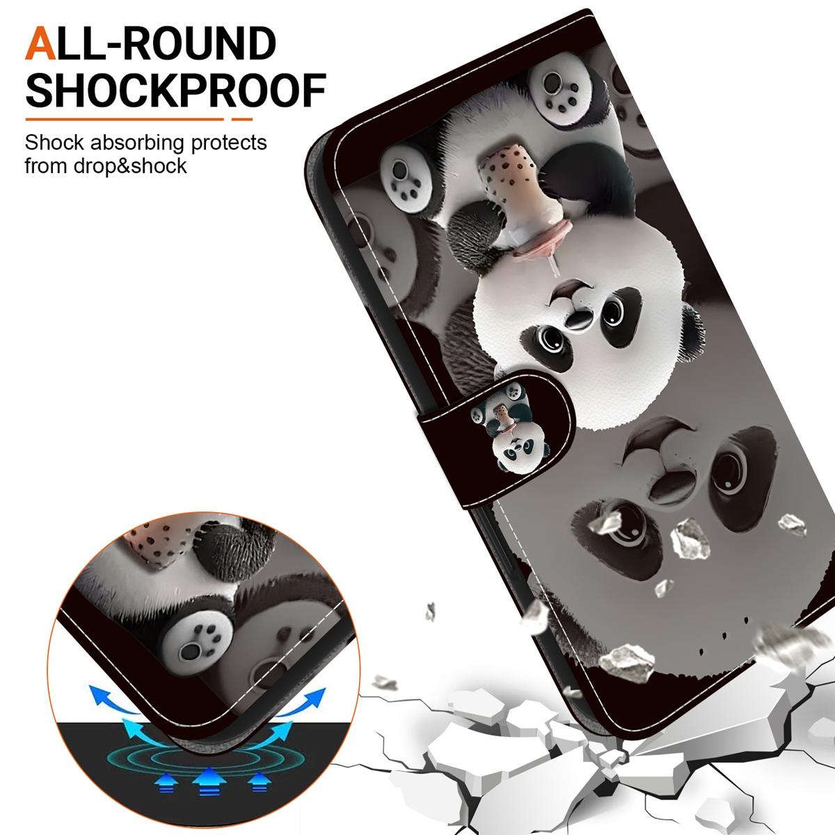 For Redmi K90 / Xiaomi Poco F8 Pro 5G Crystal Texture Colored Drawing Leather Phone Case - Milk Tea Bear - EDA008484438B