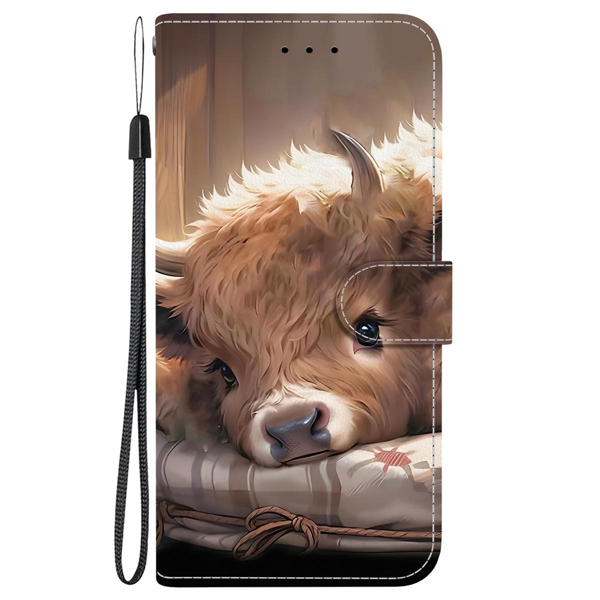 For Redmi K90 / Xiaomi Poco F8 Pro 5G Crystal Texture Colored Drawing Leather Phone Case - Calf - EDA008484438F