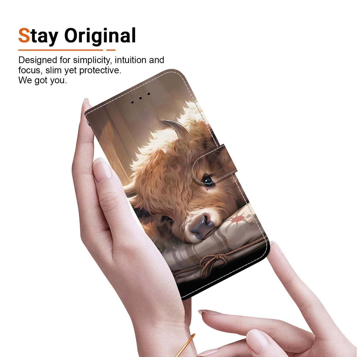 For Redmi K90 / Xiaomi Poco F8 Pro 5G Crystal Texture Colored Drawing Leather Phone Case - Calf - EDA008484438F