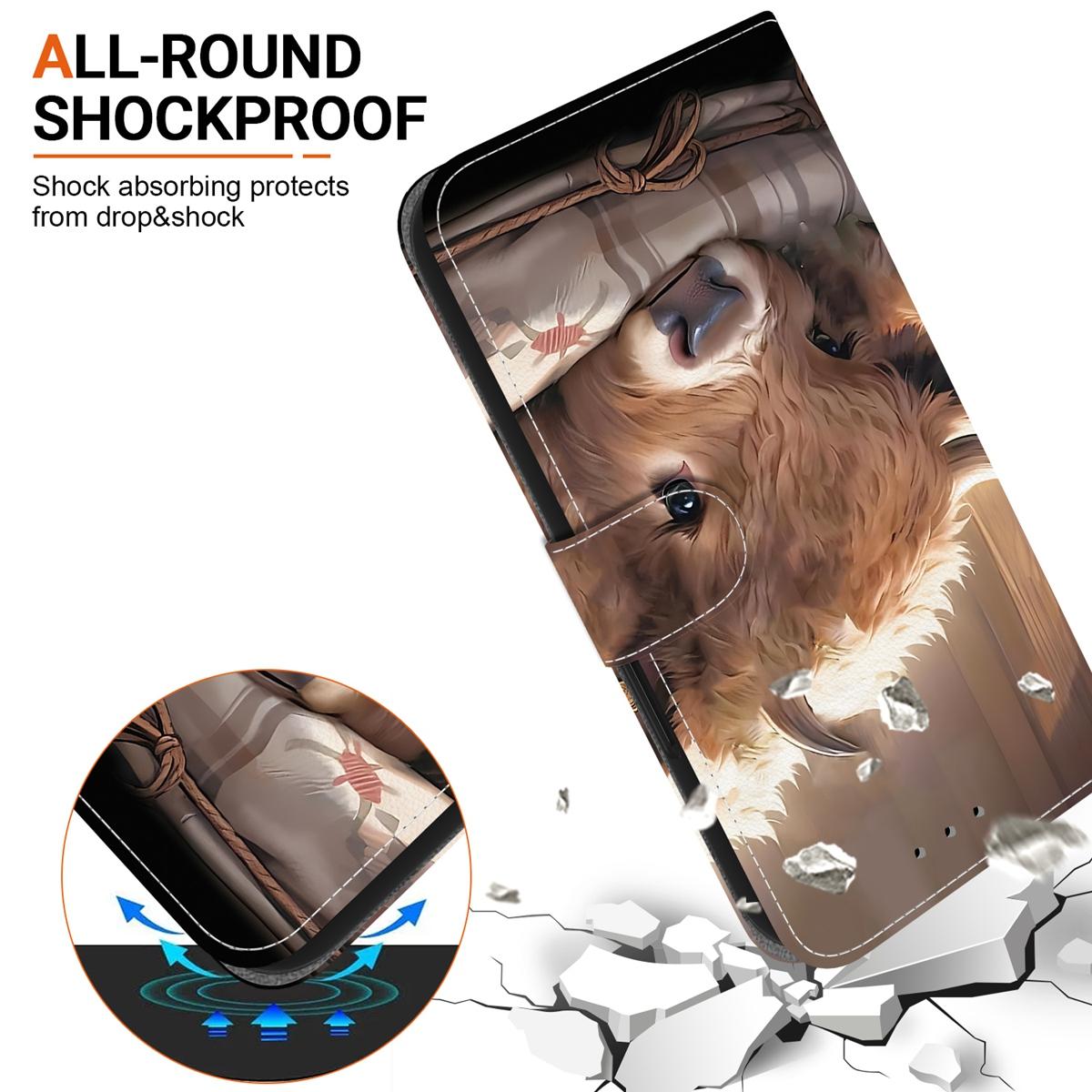 For Redmi K90 / Xiaomi Poco F8 Pro 5G Crystal Texture Colored Drawing Leather Phone Case - Calf - EDA008484438F