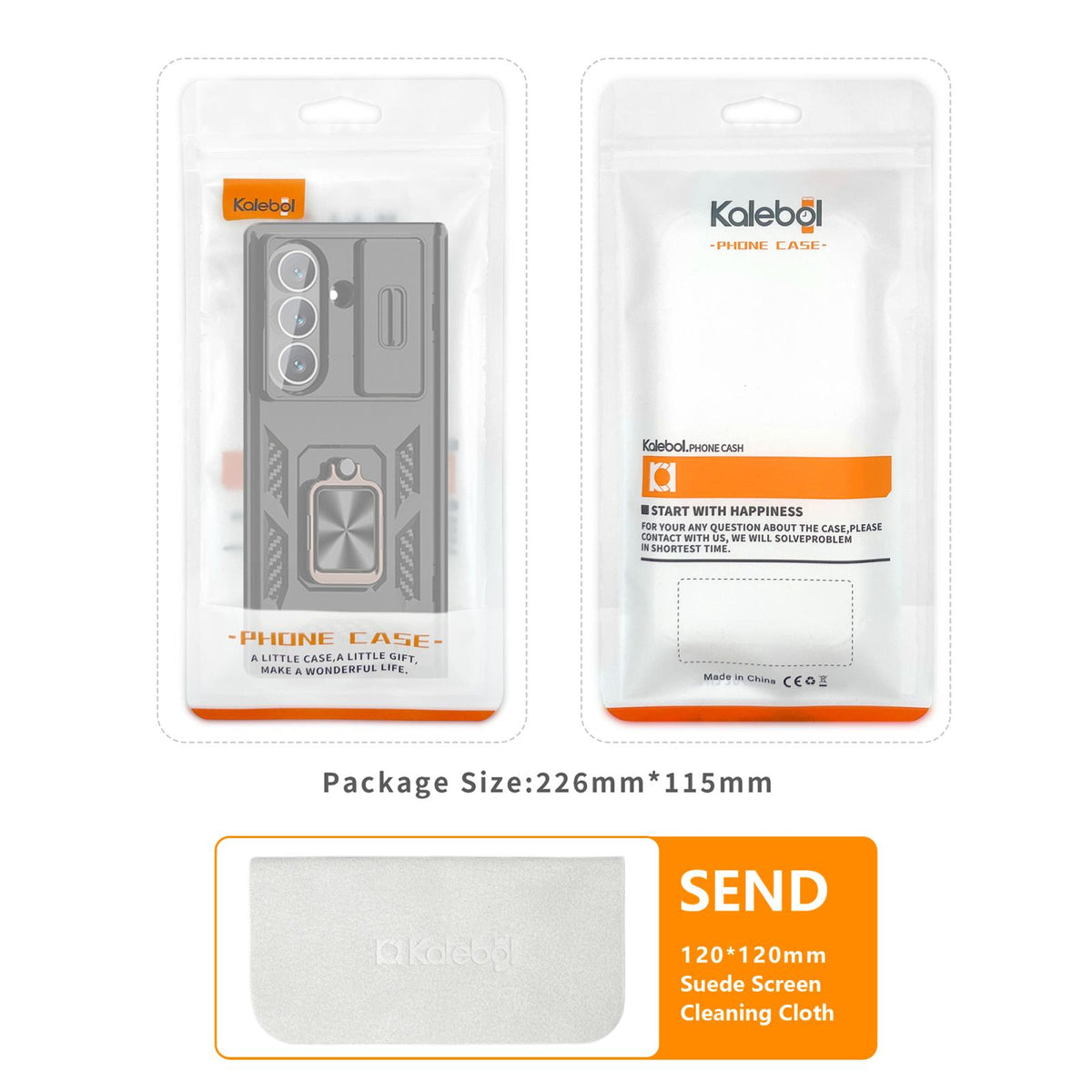 For Galaxy Z Fold8 Ultra 5G Kalebol Sliding Window Hinge Phone Case with Ring Stand - Purple - EDA008485808F