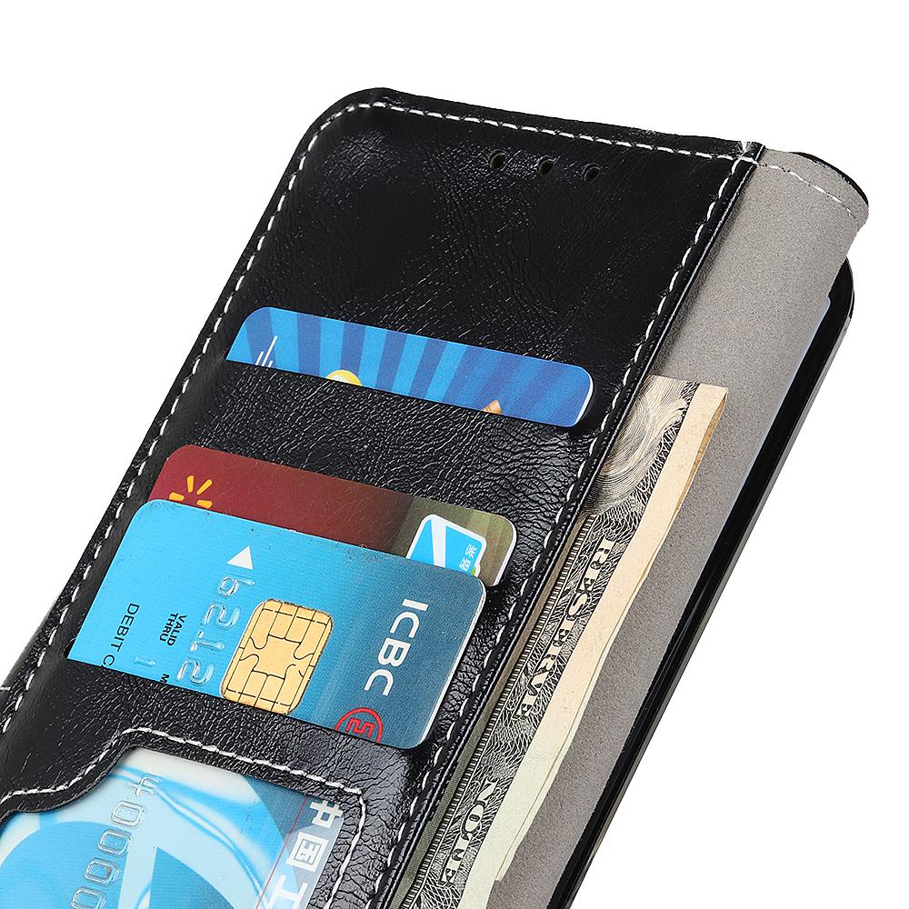For Redmi K90 Pro Max/Poco F8 Ultra Retro Crazy Horse Texture Leather Phone Case(Black)