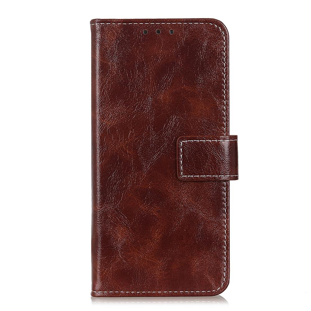 For Redmi K90 Pro Max/Poco F8 Ultra Retro Crazy Horse Texture Leather Phone Case(Brown)