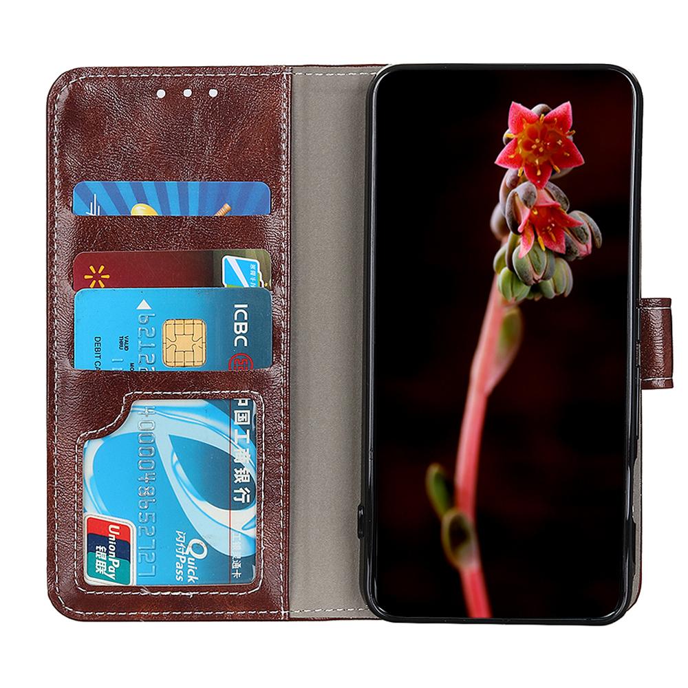 For Redmi K90 Pro Max/Poco F8 Ultra Retro Crazy Horse Texture Leather Phone Case(Brown)