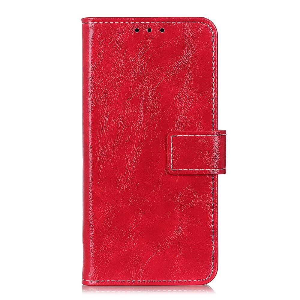 For Redmi K90 Pro Max/Poco F8 Ultra Retro Crazy Horse Texture Leather Phone Case(Red)