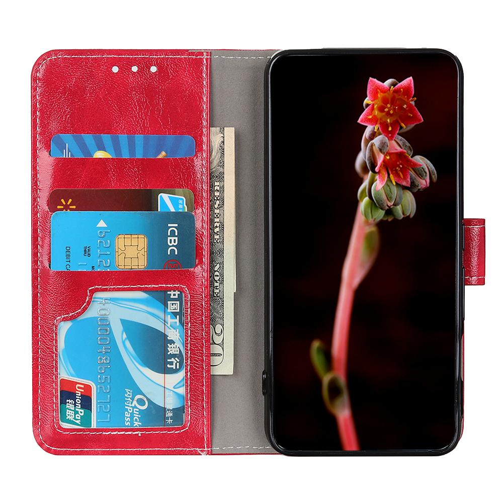 For Redmi K90 Pro Max/Poco F8 Ultra Retro Crazy Horse Texture Leather Phone Case(Red)