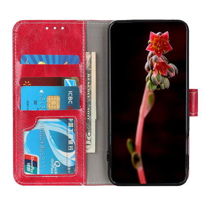 For Redmi K90 Pro Max/Poco F8 Ultra Retro Crazy Horse Texture Leather Phone Case(Red)