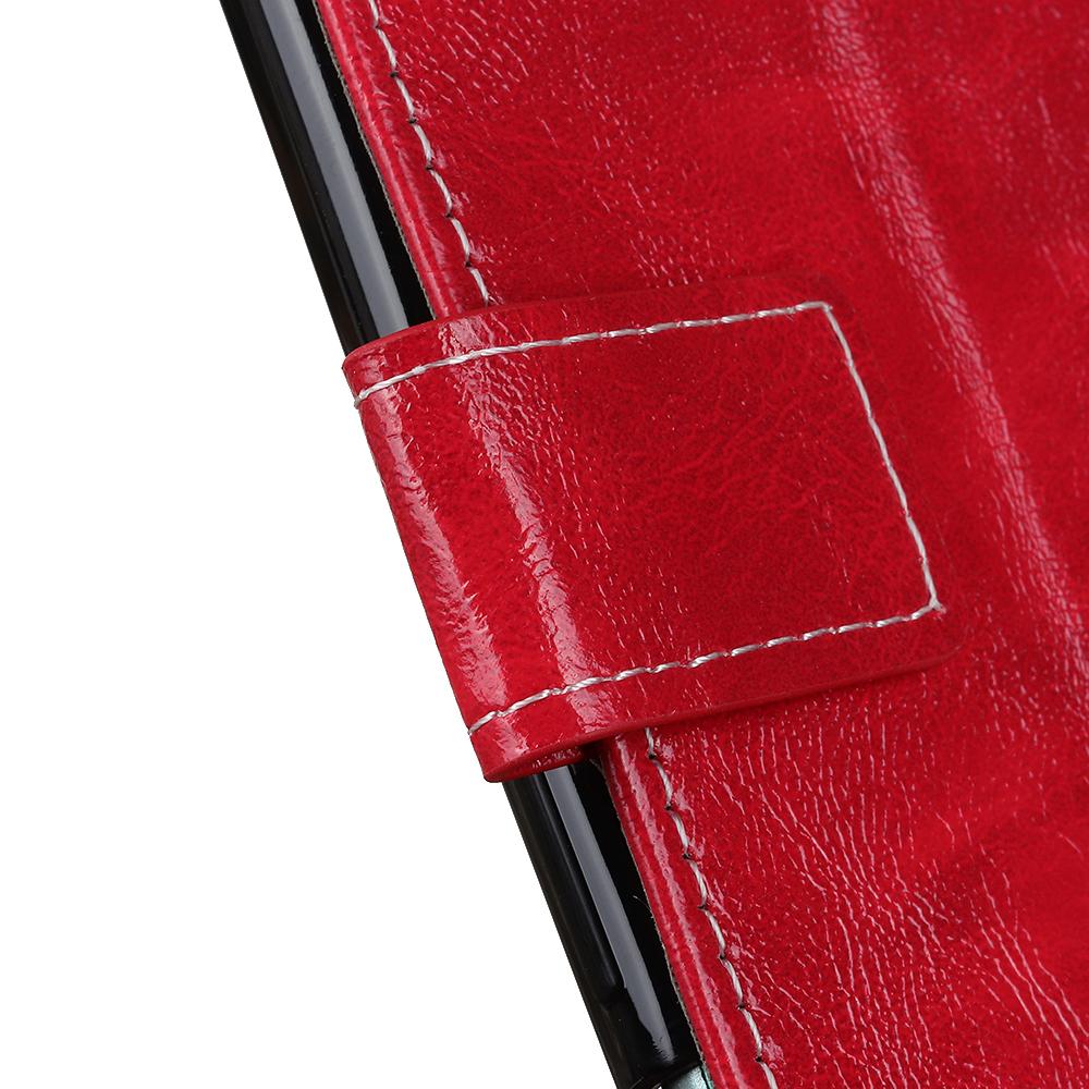 For Redmi K90 Pro Max/Poco F8 Ultra Retro Crazy Horse Texture Leather Phone Case(Red)