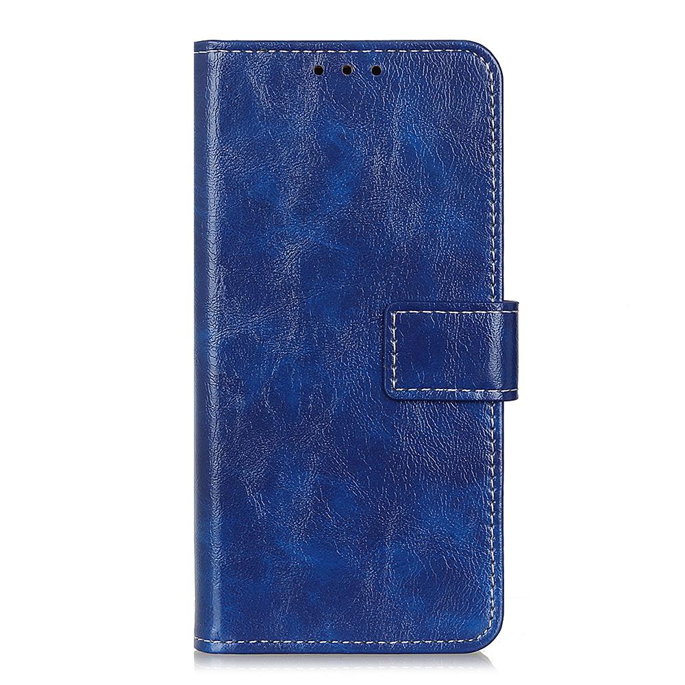 For Redmi K90 Pro Max/Poco F8 Ultra Retro Crazy Horse Texture Leather Phone Case(Blue)